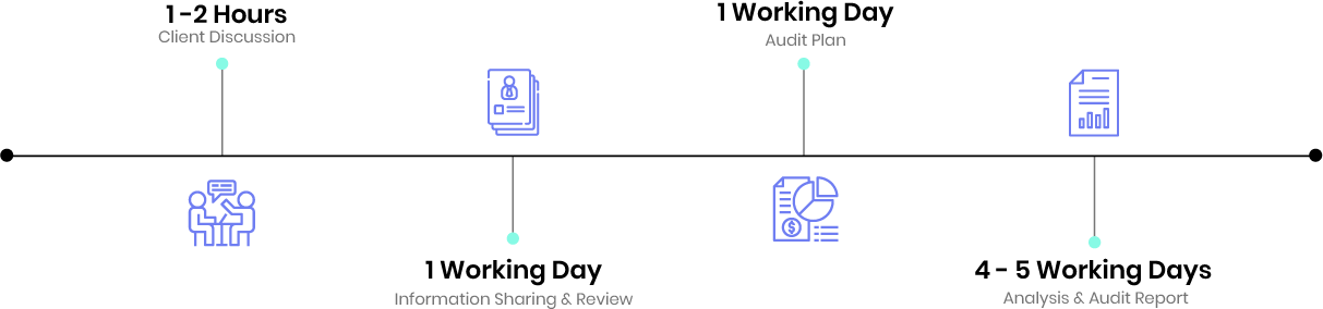 IP audit timeline