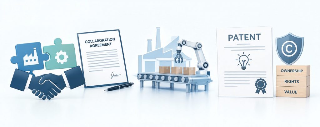 Collaborative Manufacturing and Patent Ownership