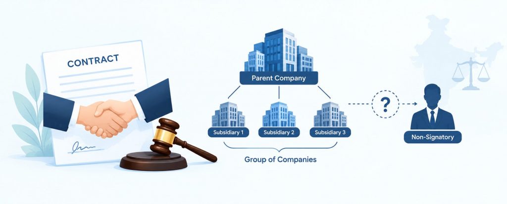 Corporate Contract Network Infographic